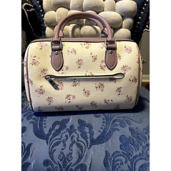 Coach Rowan Lavender Purple Floral Crossbody Handbag NWOT - Picture 4 of 8